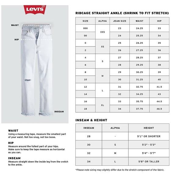 LEVIS RIBCAGE STRAIGHT ANKLE - Picture 9 of 9